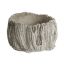 CEMENT TRUNK PLANTER 17X17X10CM GREY