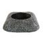 PILLOW PLANTER 16X16X6CM GREY