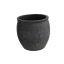 ROUND POT DIA 19 H 20CM ANTRACITE