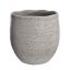 ROUND POT DIA 27 H 28 CM LIGHT GREY
