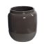 ROUND POT DIA 24 H 24 CM TAUPE