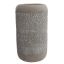 CEMENT ROUND POT VASE DIA 16 H 28CM GREY