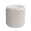 CEMENT ROUND POT DIA 14.5 H 14.5CM WHITE