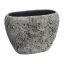RAW ELLIPSE PLANTER 28 X 16.5 H 20CM GREY