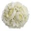 ROSE/PEONY/HYDRANGEA MIXED BALL DIA 25 CM CREAM