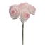 FOAM MINI ROSE BUNDLE X 6 LIGHT PINK