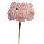 FOAM MEDIUM ROSE BUNDLE X 6 PEACH