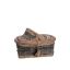RECTANGLE BASKET SET/3 GREY