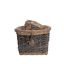 SQUARE BASKET SET/3 GREY