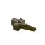 CROSS PLANTER W/MOSS AND BARK 40 X 26CM NATURAL