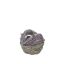 RATTAN BALL PLANTER DIA 13.5CM PURPLE