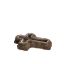 CROSS SHAPE PLANTER W/STRAW/RATTAN/BARK 36 X 26CM NATURAL