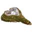 RATTAN PLANTER HEART SHAPE 35CM GREEN