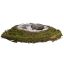 RATTAN PLANTER DIAMOND SHAPE 16CM GREEN