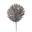 CORAL SPRAY 48CM W/GLITTER BLACK