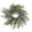 FROSTED CYPRESS WREATH 18CM
