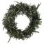 GLITTER FERN WREATH 56CM