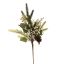 MIXED PINE/FERN/BERRY SPRAY 47CM GREEN