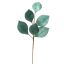 VELVET LEAVES SPRAY 67CM TURQUOISE