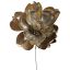 LARGE MAGNOLIA ON CLIP D21CM CHAMPAGNE