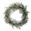 GRASS BERRY WREATH W/SNOW 45CM GREEN