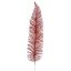 GLITTER FERN LEAF 50CM RED