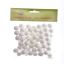 GLITTER BALLS IN BAG WHITE