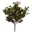 PLASTIC HOLLY LEAVES BUSH 35CM GREEN GOLD