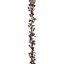 PLASTIC MAPLE LEAF GARLAND 180 CM W/GLITTER BURGUNDY GOLD