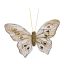 BUTTERFLY 12 CM ON CLIP GOLD