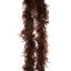 FEATHER BOA 184 CM (40 GR) DARK BROWN