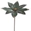 POINSETTIA GLITTER H50 D27CM GREY