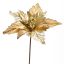 POINSETTIA PICK H25 D31CM GOLD