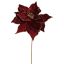 BAROCK  POINSETTIA D26CM H50CM BURGUNDY