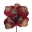 ROUND FLOWER D17CM H45CM BURGUNDY