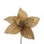 POINSETTIA D23CM H45CM GOLD