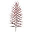 FERN LEAF 39CM (6PCS IN BAG) RED