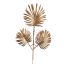 LEAF X3 37CM 6PCS IN POLYBAG GOLD