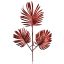 LEAF X3 37CM 6PCS IN POLYBAG RED