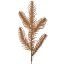 PINE SPRAY 28CM 6PCS IN POLYBAG GOLD