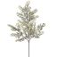 CEDAR BRANCH W/BERRY 75CM WHITE