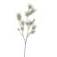 PINE CONE BRANCH WITH SNOW 60CM WHITE
