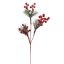 PINE BERRY SPRAY W/SNOW 60CM RED