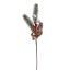 PINE PICK W/BERRY 45CM RED