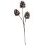 PINE CONE SPRAY W/SNOW 55CM WHITE