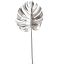 LARGE SPLIT PHILO LEAF PU 77CM SILVER