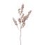 LEAF BRANCH 75CM ROSE