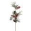 PINE BERRY BRANCH 75CM GREEN