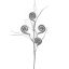 CURLED GLITTER BRANCH 70CM SILVER