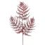 GLITTER FERN X3 88CM RED